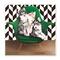 Stupell Industries Hipster Dogs Green Mod Chair Modern Room Interior,12" x 12"